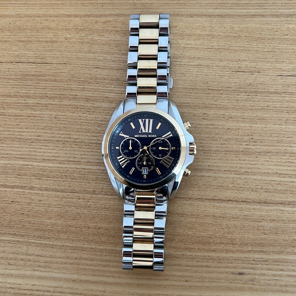 Michael Kors Oversized Lexington Two-Tone Watch